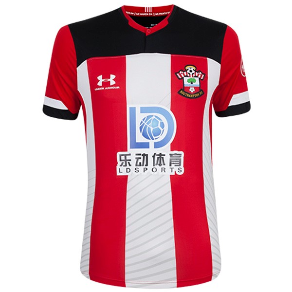 Camiseta Southampton Under Armour Replica Primera Ropa 2019/20 Rojo Blanco